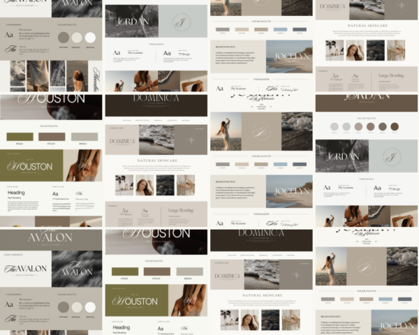 Brand Board Canva Templates