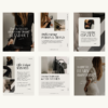 Minimalist Instagram Carousels Canva Templates