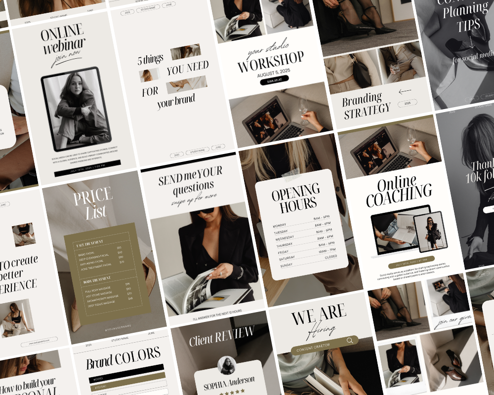 Minimalist Instagram Stories Bundle